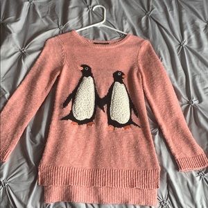 PINK PENGUIN SWEATER